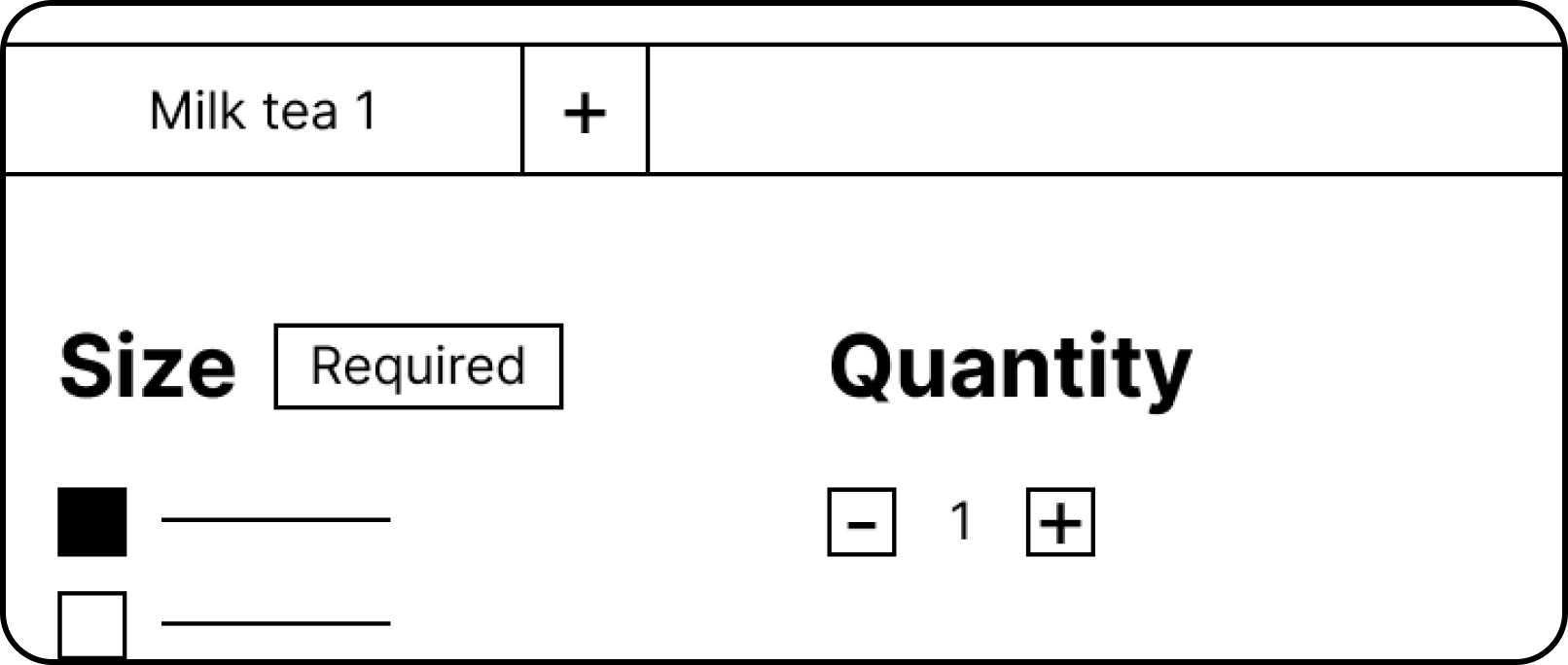 Customization page
